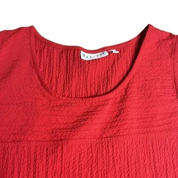 HABITAT. XL. Red tank top,textured,scoop neck,summer,coastal,festival,casual - Picture 6 of 13